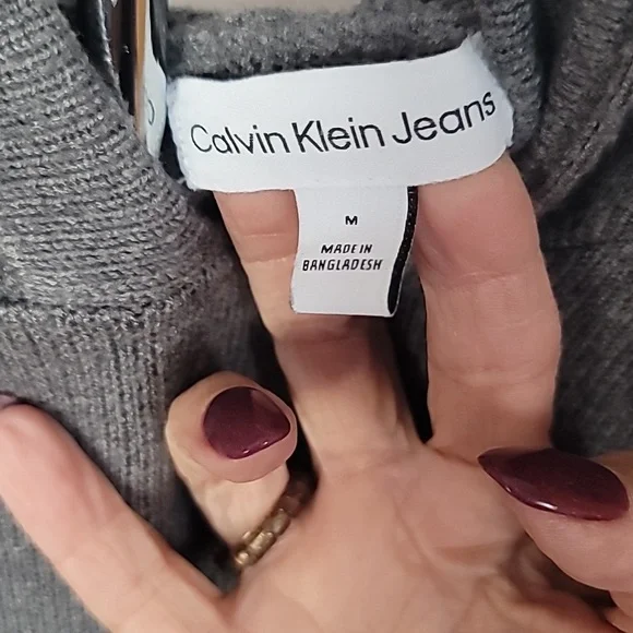 Calvin Klein Jean Hoodie Sweater - Picture 5 of 5